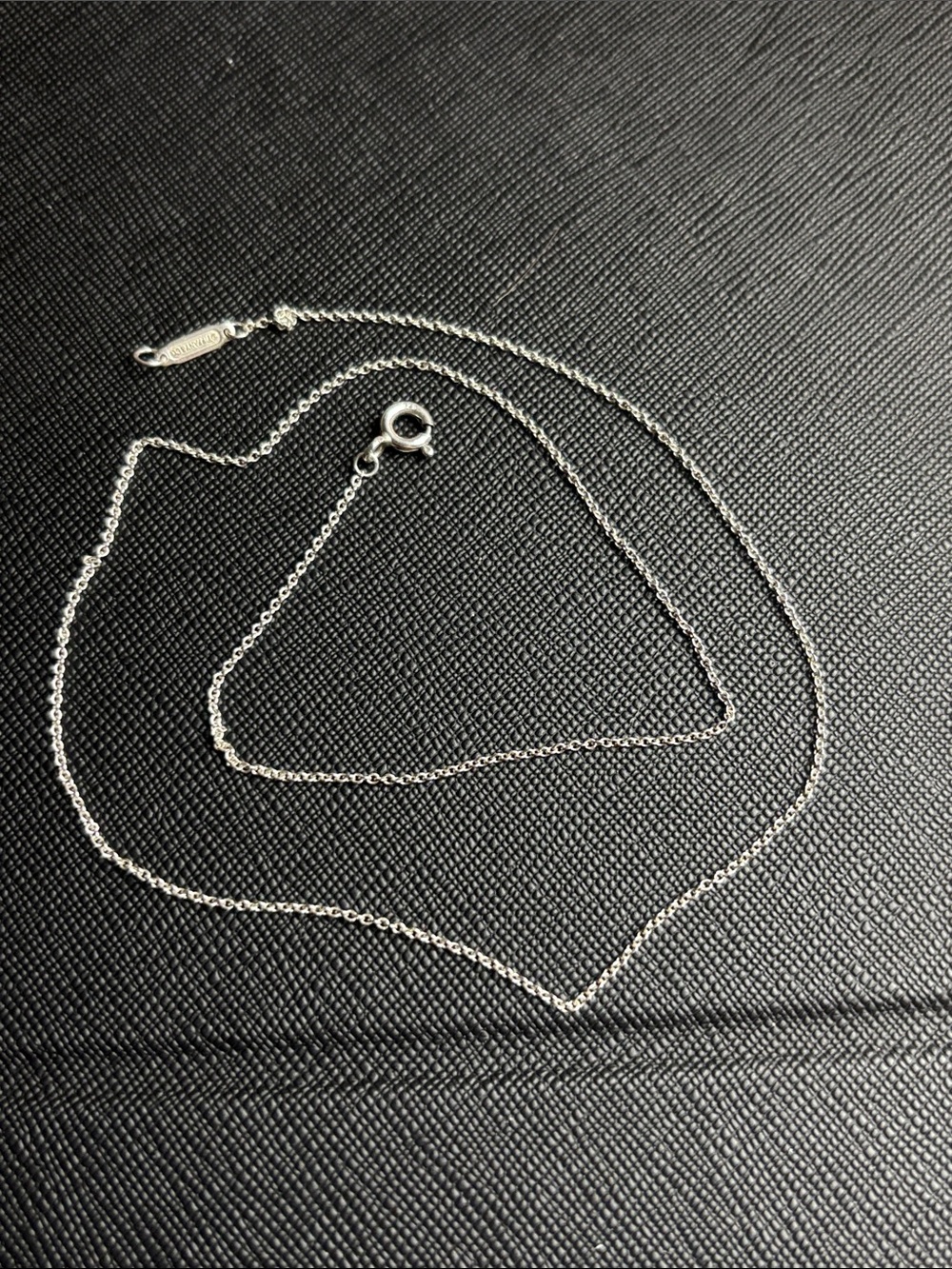 Tiffany & Co. Delicate Silver Cable Necklace